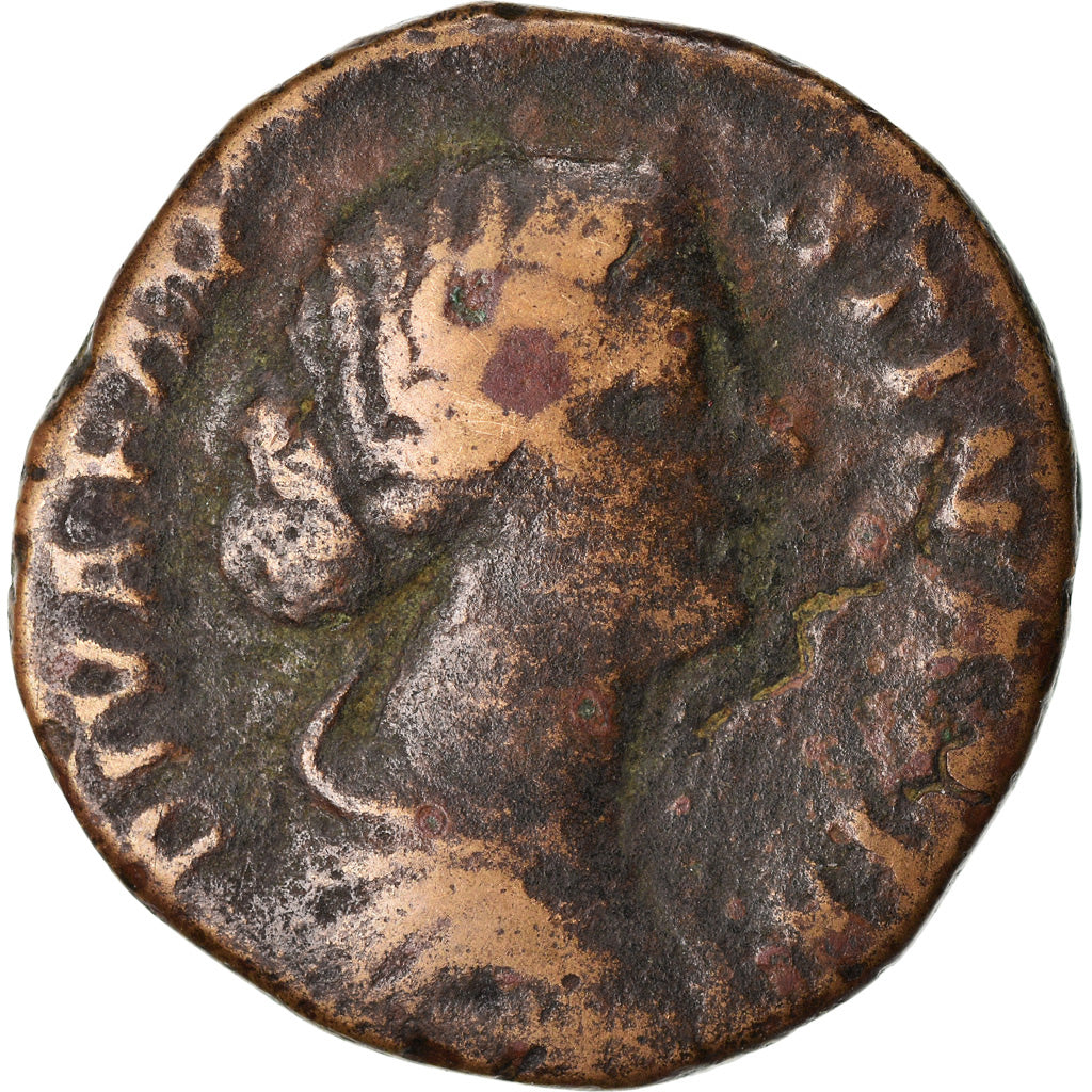 Moneta, Faustina II, Sestertius, Roma, VF(20-25), Bronze, RIC:1716