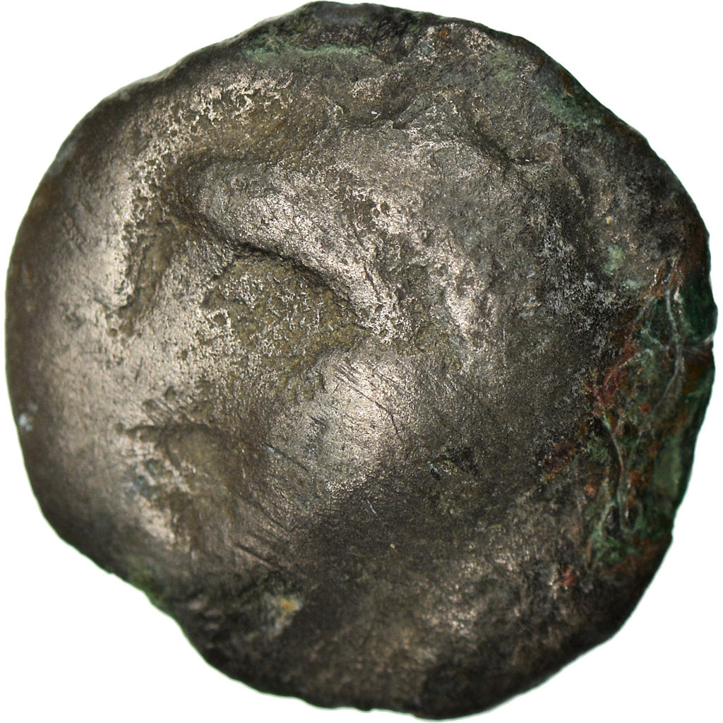 Münze, Leuci, Potin, S, Potin, Delestrée:151