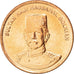 Moneda, BRUNÉI, Sultan Hassanal Bolkiah, Sen, 2005, SC, Cobre recubierto de