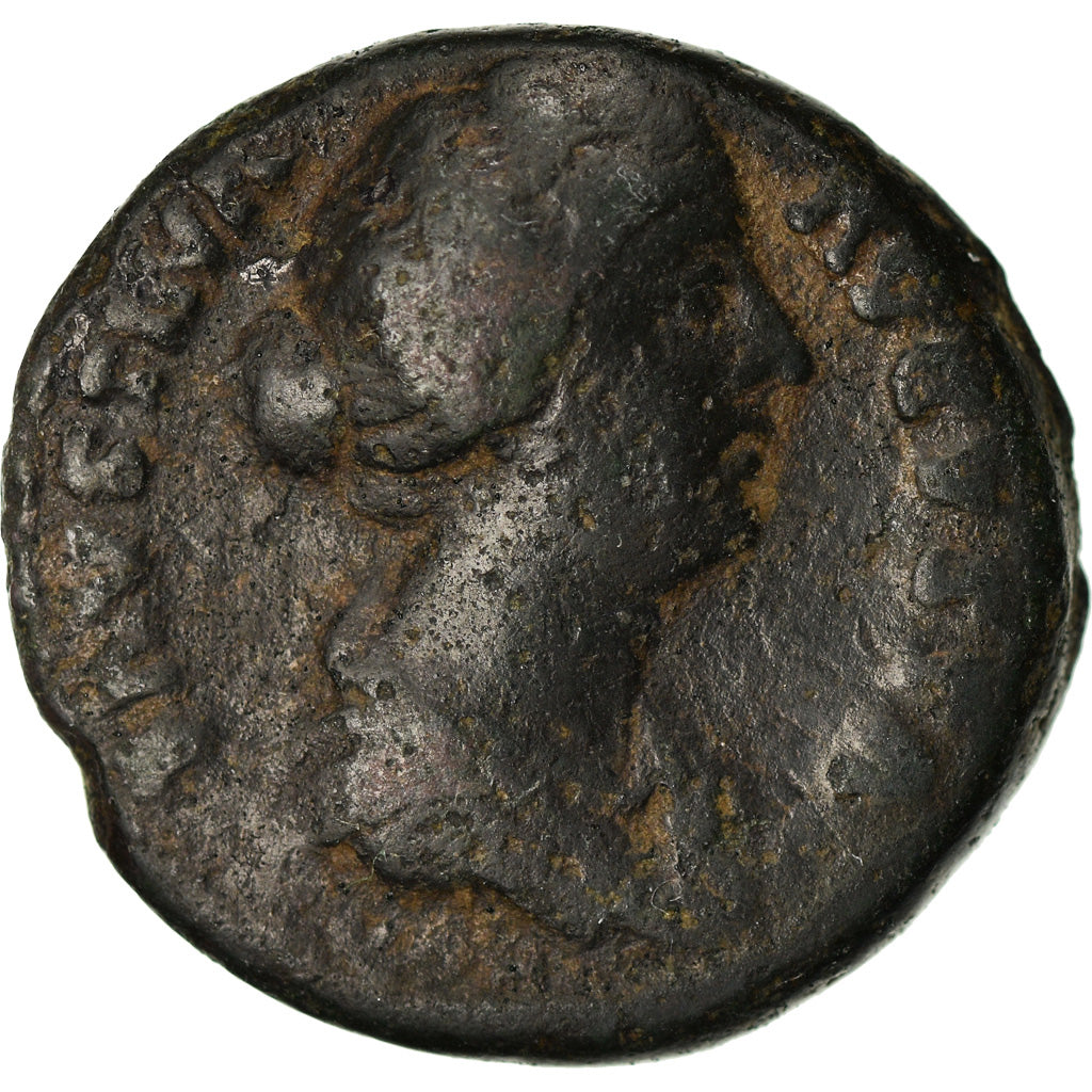 Moneta, Faustina II, As, 170-175, Rome, VF(20-25), Bronze, RIC:1629