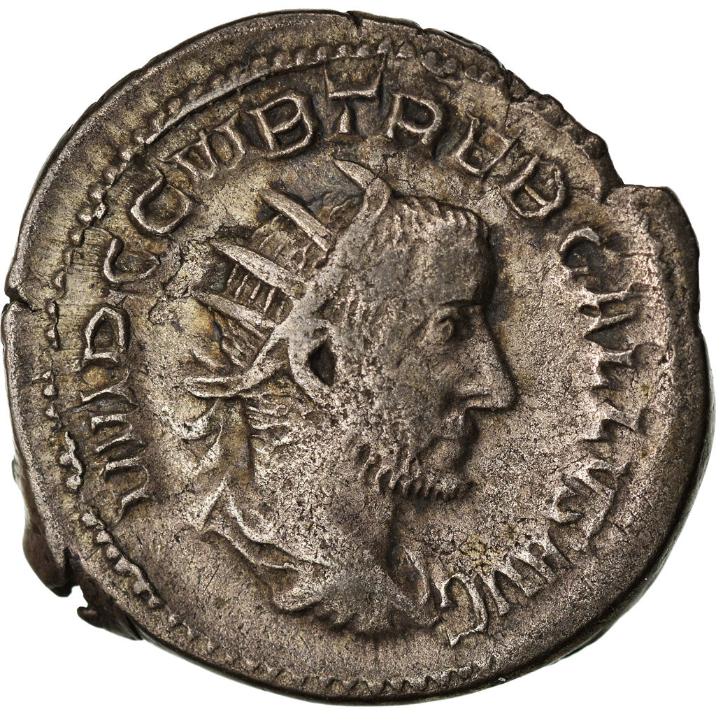 Coin, Trebonianus Gallus, Antoninianus, 251-253, Milan, EF(40-45), Billon