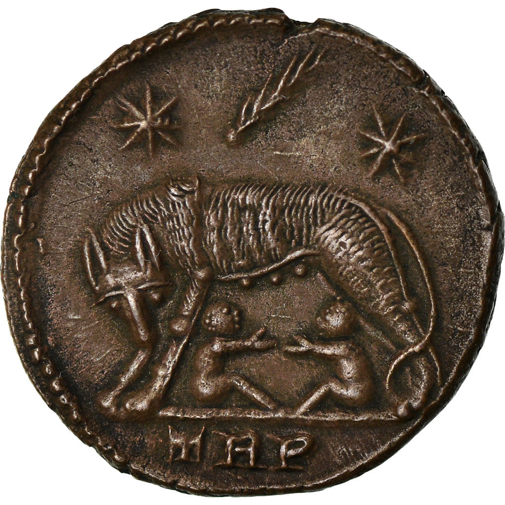 Coin, Roma, City Commemoratives, Follis, 332-333, Trier, MS(60-62), Copper