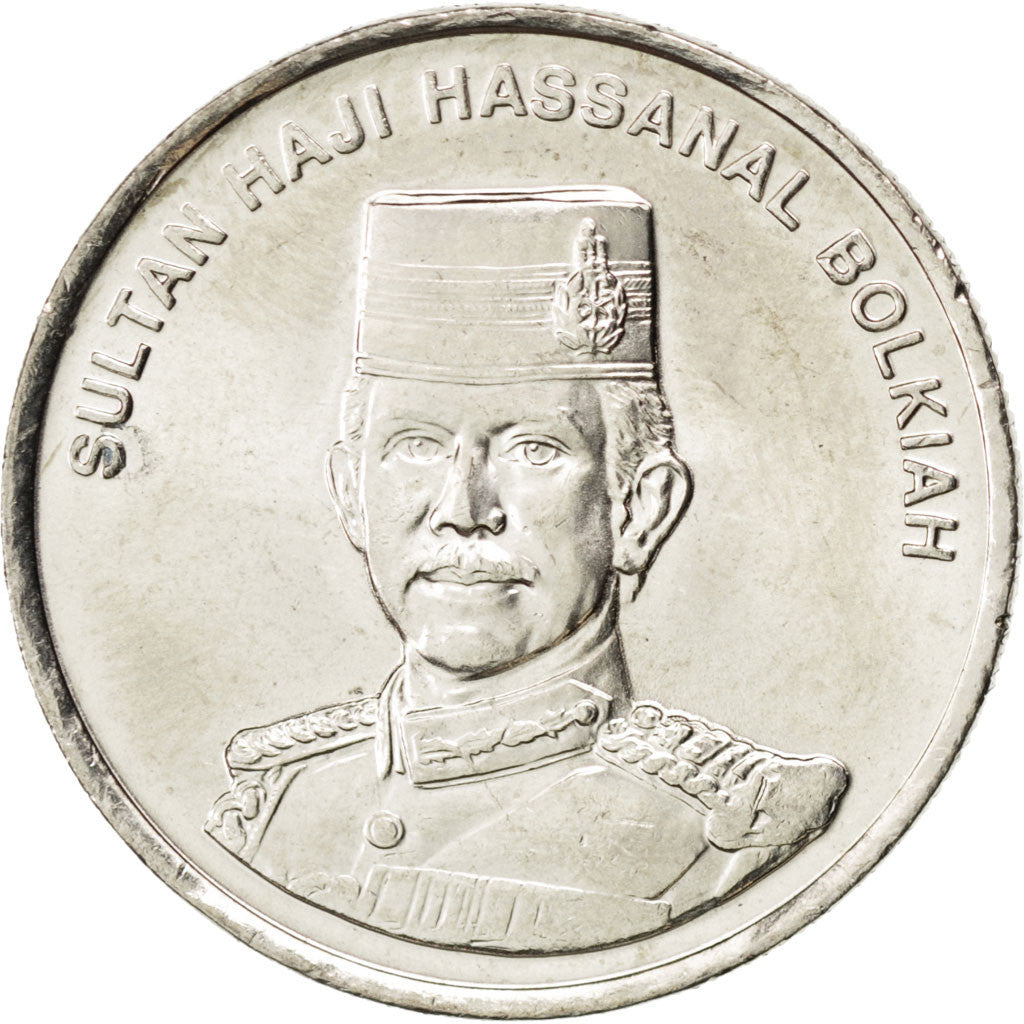 BRUNEI, 20 Sen, 2004, KM #37, MS(63), Copper-Nickel, 23.5, 5.66