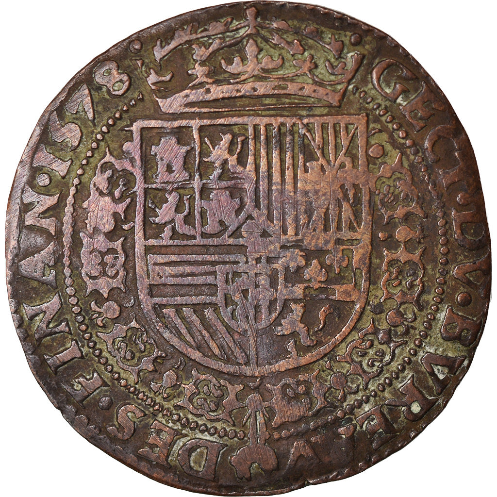 Spanish Netherlands, Token, Bureau des Finances, Victoire de Don Juan, 1578