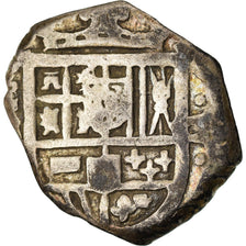 Coin, Spain, Philip IV, 2 Reales, 1621-1665, COB, VF(20-25), Silver