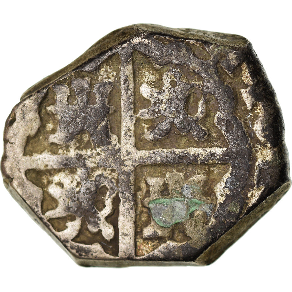 Coin, Spain, Philip IV, 2 Reales, 1621-1665, COB, VF(20-25), Silver