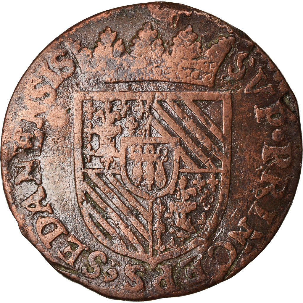 Monnaie, France, Ardennes, Henri de la Tour d'Auvergne, Liard, 1613, Sedan, TB