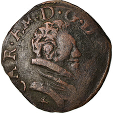 Monnaie, Italie, SAVOY, Carlo Emmanuele I, Forte, 1595, Chambéry, TB+, Billon