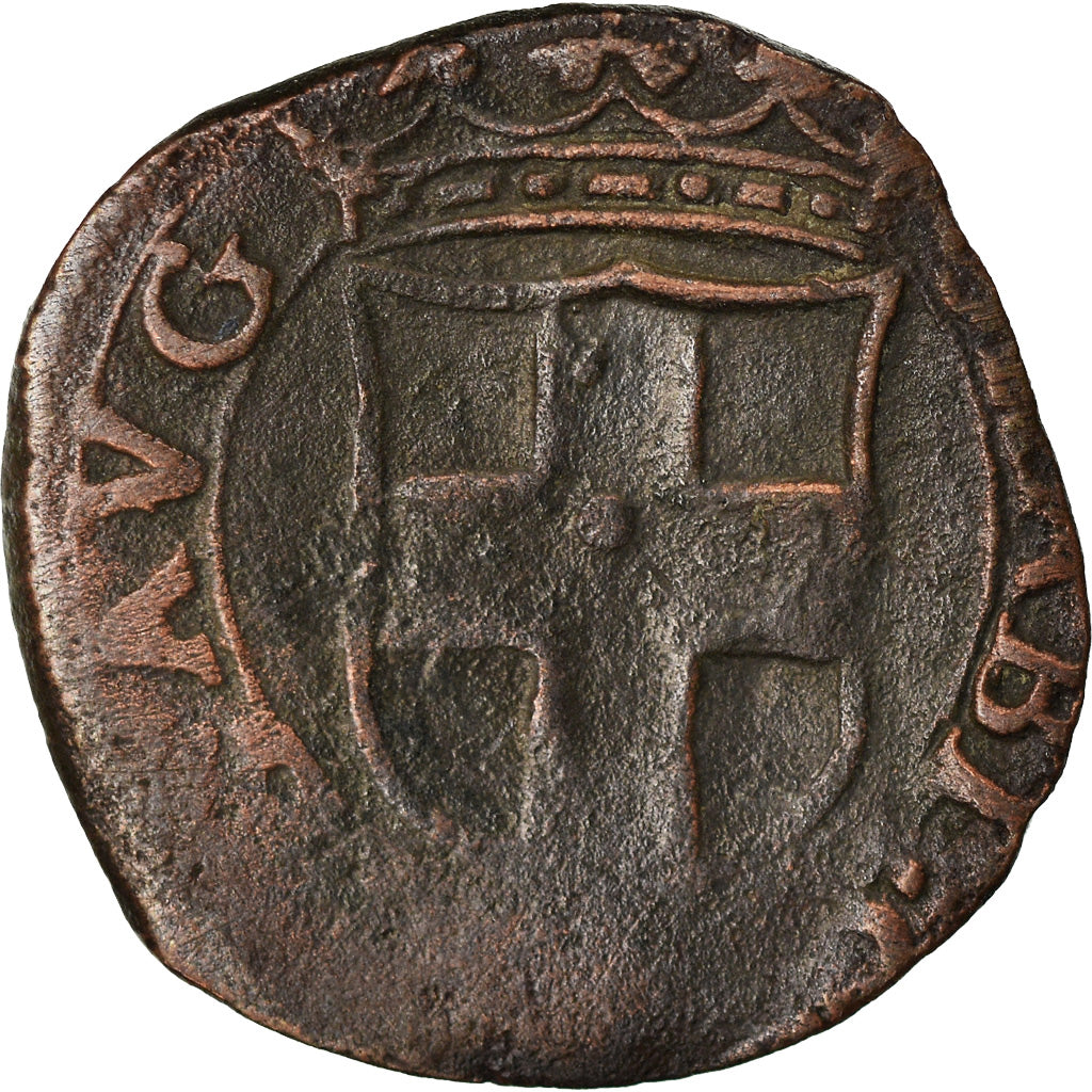 Moneda, Italia, SAVOY, Carlo Emmanuele I, Forte, 1595, Chambéry, BC+, Vellón