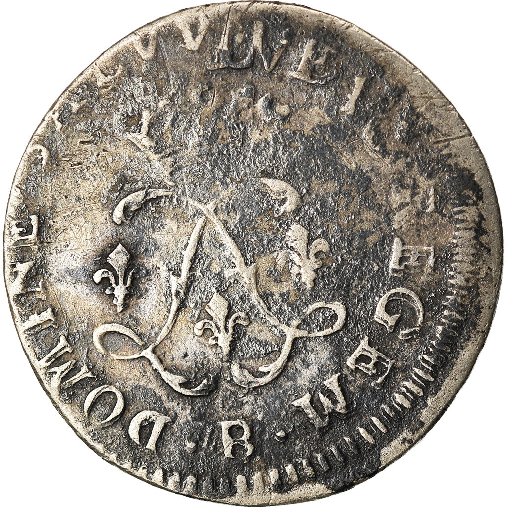 Munten, Frankrijk, Louis XIV, 4 Sols aux 2 L, 4 Sols 2 Deniers, 1692, Rouen