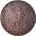 Moneta, Francia, Monneron à la Liberté, 2 Sols, 1791, Birmingham, MB+, Bronzo