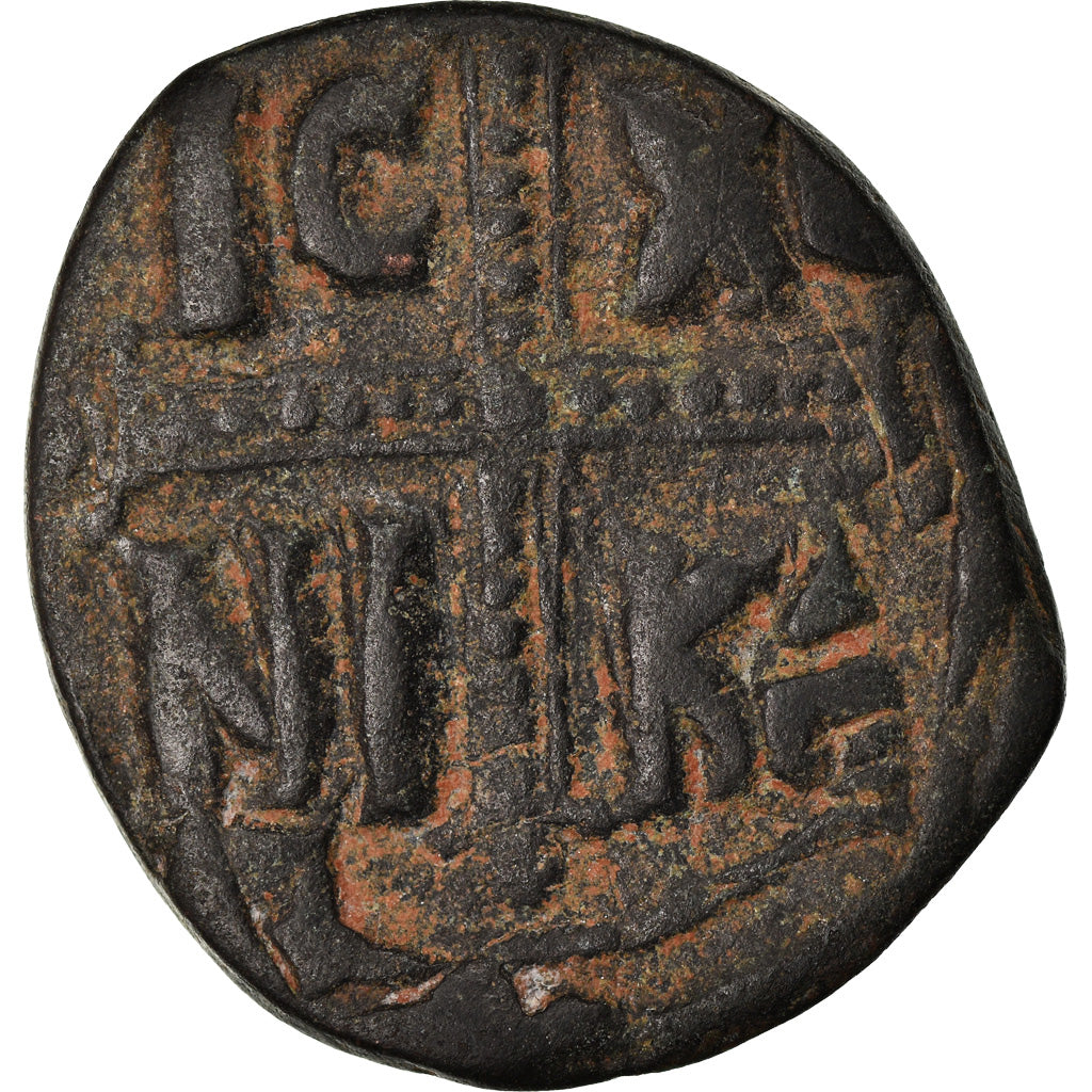 Coin, Anonymous, Follis, 1034-1041, Constantinople, VF(30-35), Copper, Sear:1825