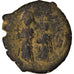 Monnaie, Heraclius, avec Heraclius Constantin, Follis, 612-613, Nicomédie, B+