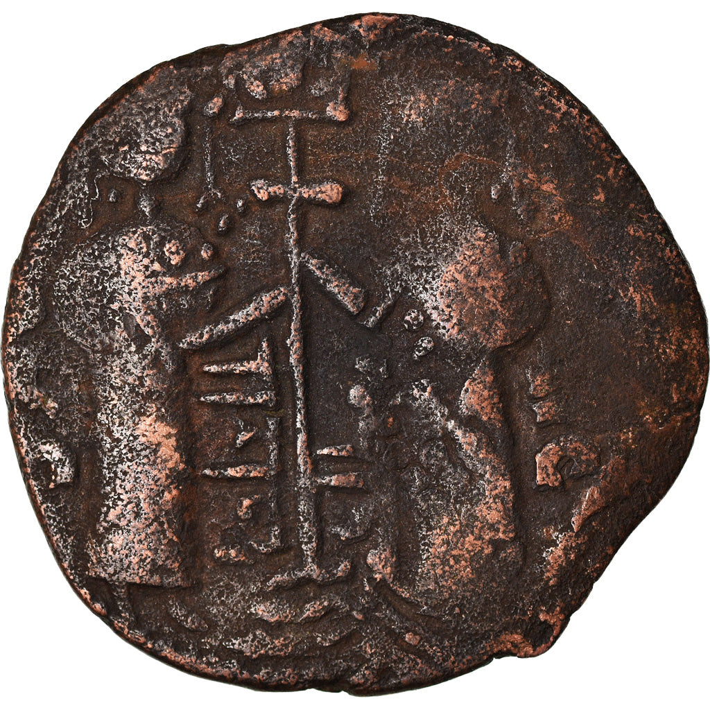 Coin, Zangids, Nur al-Din Mahmud, Fals, Halab, VF(20-25), Copper