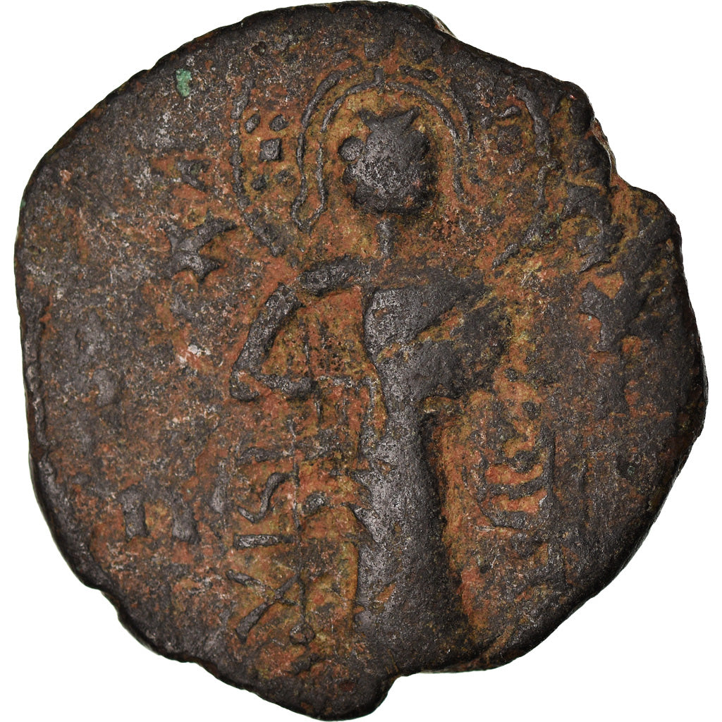 Coin, Zangids, Nur al-Din Mahmud, Fals, Halab, VF(30-35), Copper