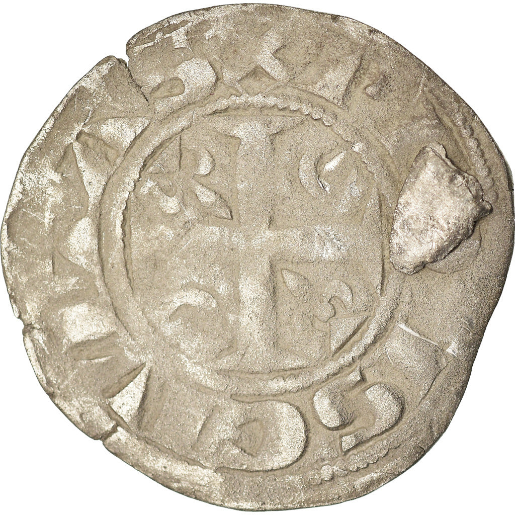 Munten, Frankrijk, Champagne, Guillaume I, Denarius, 1176-1202, Reims, FR