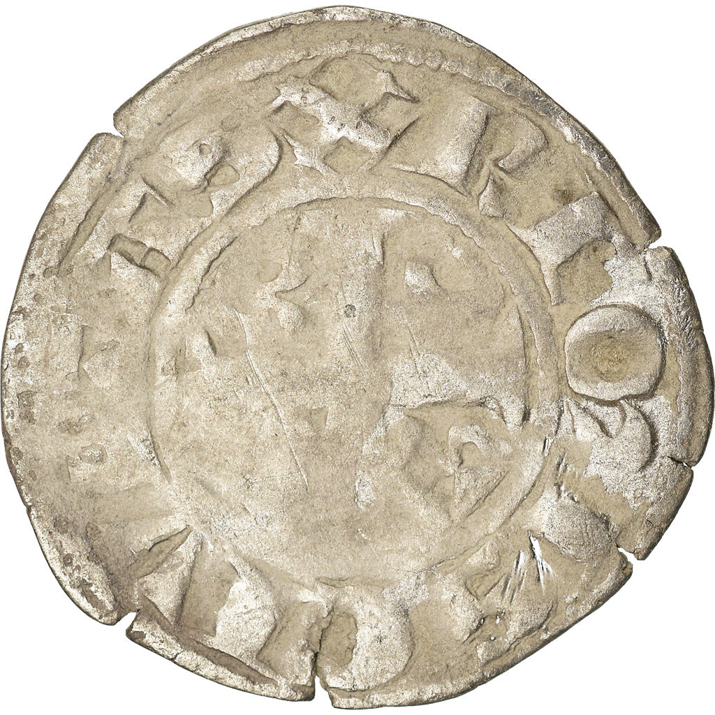 Münze, Frankreich, Champagne, Guillaume I, Denarius, 1176-1202, Reims, S