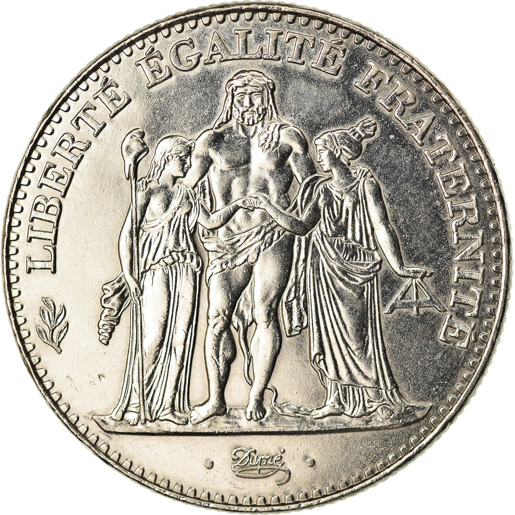 Coin, France, Hercule, 5 Francs, 1996, Paris, MS(63), Nickel, KM:1155
