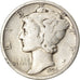Coin, United States, Mercury Dime, Dime, 1936, U.S. Mint, Philadelphia