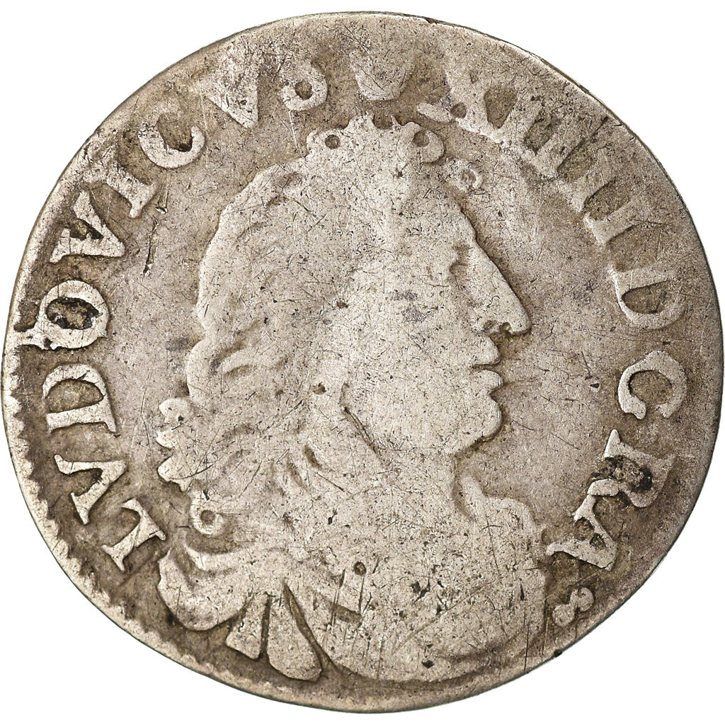 Coin, France, Louis XIV, 4 Sols dits « des Traitants », 4 Sols, 1676, Vimy