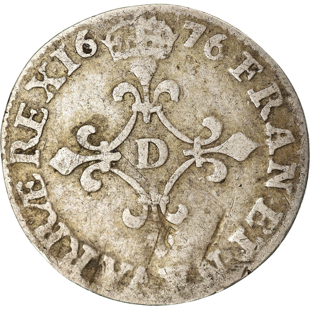 Coin, France, Louis XIV, 4 Sols dits « des Traitants », 4 Sols, 1676, Vimy