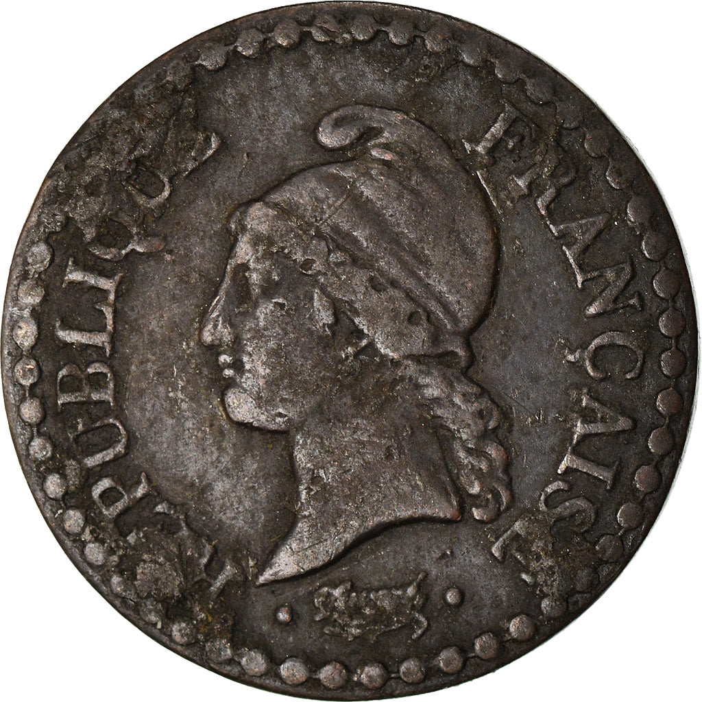 Munten, Frankrijk, Dupré, Centime, 1851, Paris, ZF, Bronze, KM:754, Gadoury:84