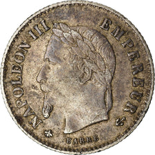 Coin, France, Napoleon III, Napoléon III, 20 Centimes, 1867, Paris, EF(40-45)