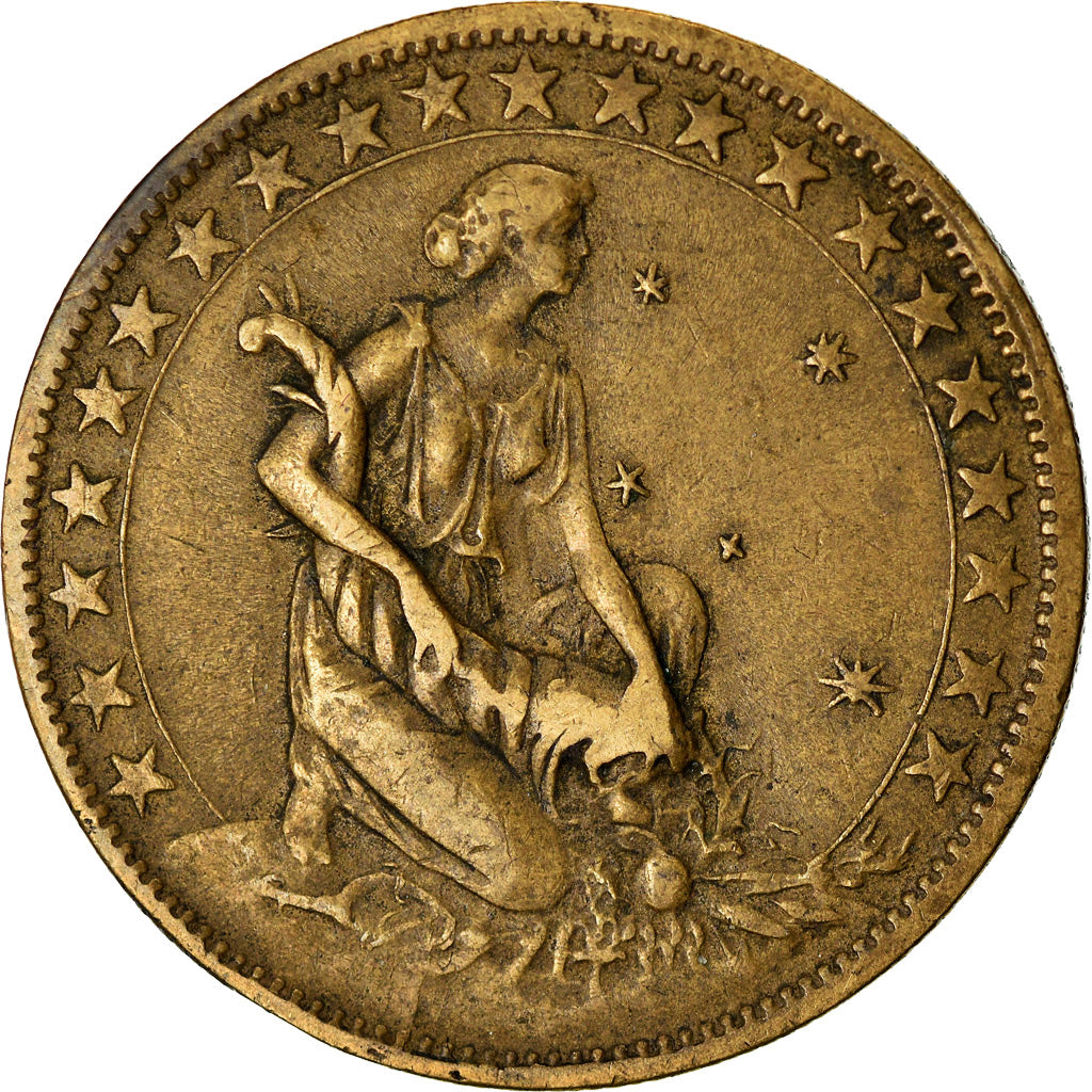 Monnaie, Brésil, 1000 Reis, 1927, TTB, Aluminum-Bronze, KM:525