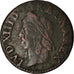 Coin, France, Louis XIII, Double tournois de Warin, tête à gauche, Double
