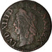 Moneda, Francia, Louis XIII, Double tournois de Warin, tête à gauche, Double