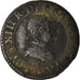 Moneda, Francia, Louis XIII, Double tournois, buste enfantin, Double Tournois
