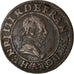 Moneta, Francia, Henri III, Double Tournois, Paris, MB+, Rame, CGKL:86