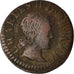Moneta, Francia, Ardennes, Charles II, Denier Tournois, 1653, Charleville, MB+