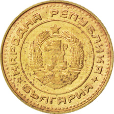 BULGARIA, Stotinka, 1990, KM #84, MS(63), Brass, 15, 1.04