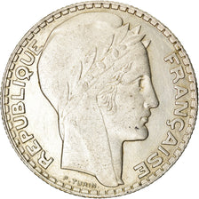 Moeda, França, Turin, 10 Francs, 1932, Paris, EF(40-45), Prata, KM:878