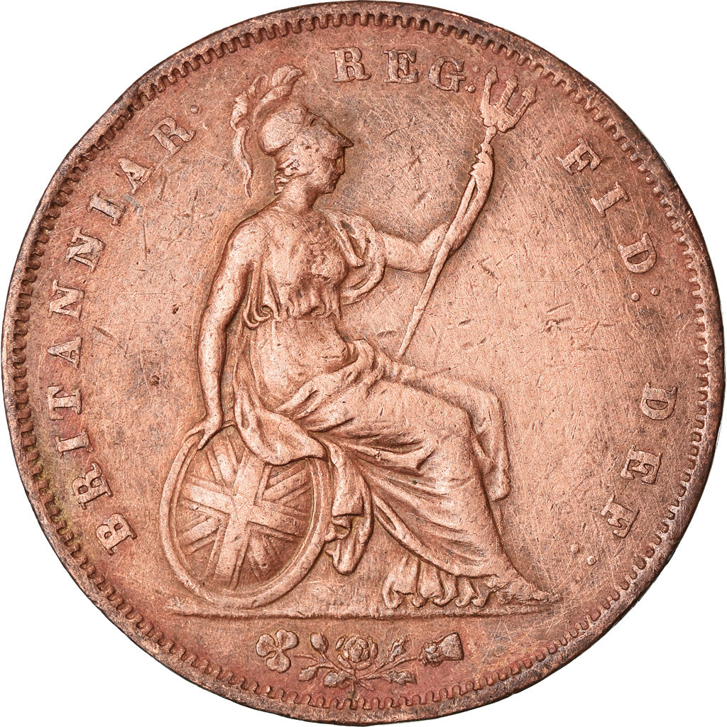 Coin, Great Britain, Victoria, Penny, 1854, VF(30-35), Copper, KM:739