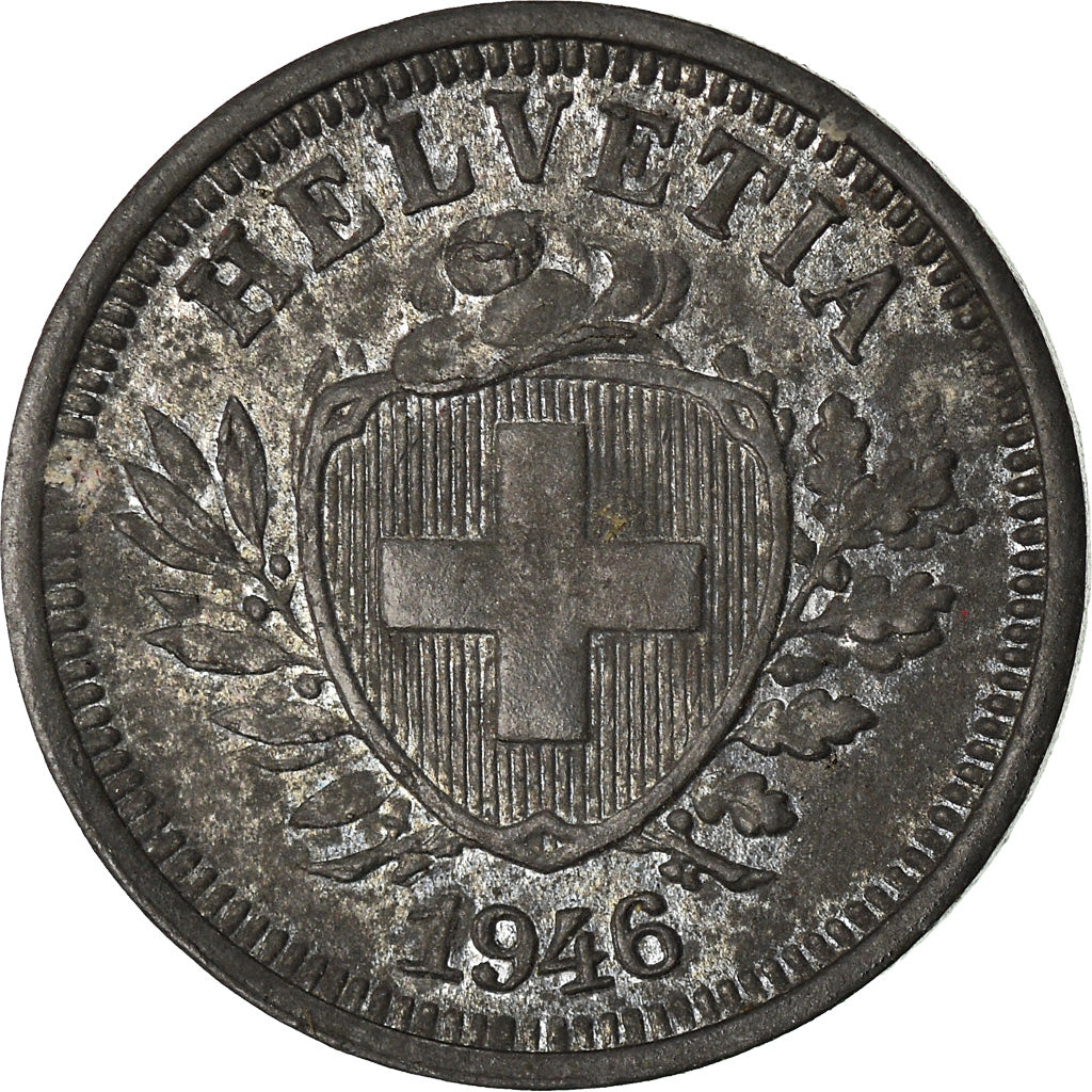 Moneta, Svizzera, Rappen, 1946, Bern, SPL-, Zinco, KM:3a