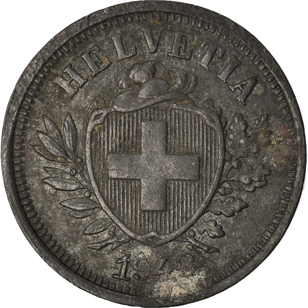 Monnaie, Suisse, Rappen, 1943, Bern, TTB, Zinc, KM:3a