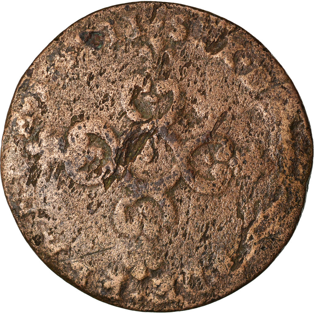 Moneta, Francja, Louis XIV, Six deniers dits « dardenne », 6 Deniers, 1711