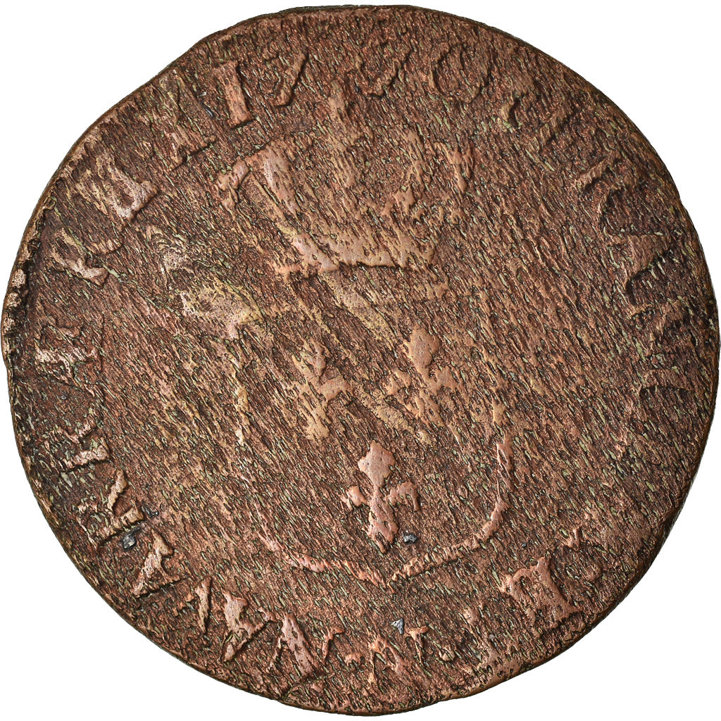 Münze, Frankreich, Louis XV, Demi sol à la vieille tête, 1/2 Sol, 1770