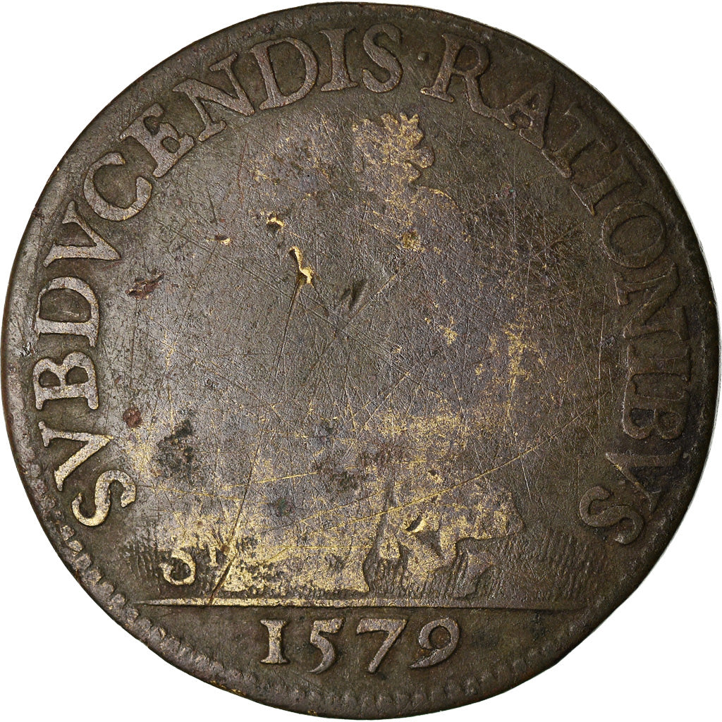 Francja, Token, Królewskie, Charles IX, Chambre des Comptes du Roi, 1579