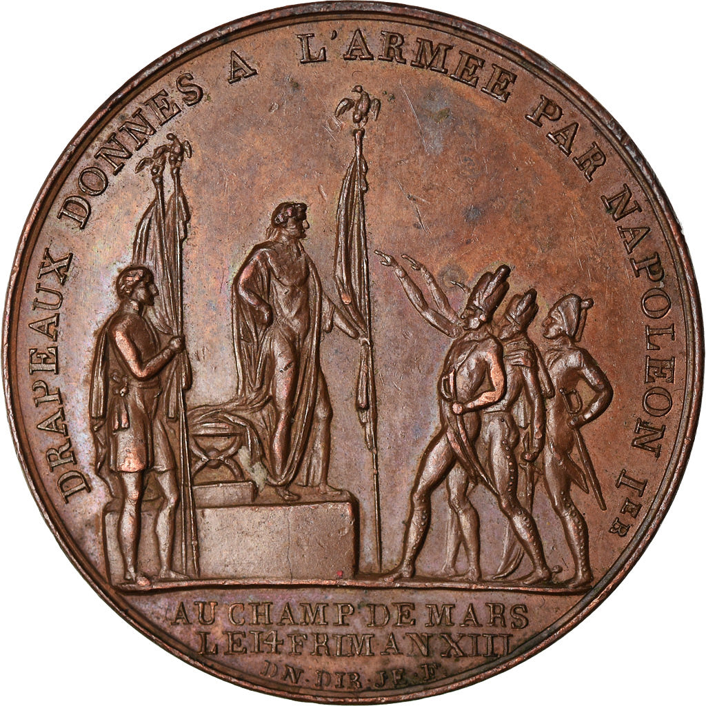 France, Médaille, Napoléon Ier, Distribution des Aigles à l'Armée, An XIII
