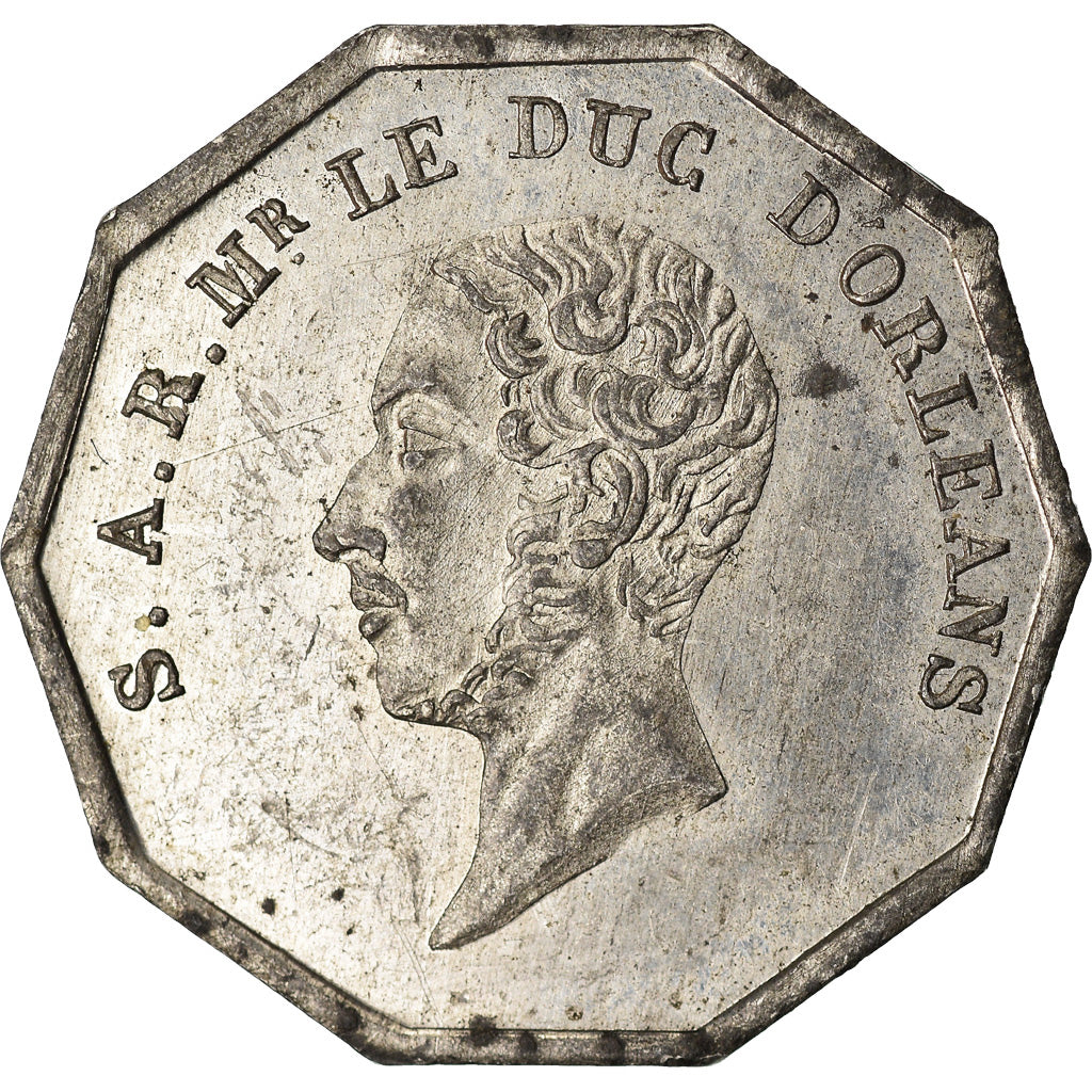 France, Jeton, Mort de Ferdinand Philippe, Duc d'Orléans, 1842, SUP, Tin