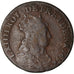 Moneda, Francia, Louis XIV, Liard de France au buste juvénile, deuxième type