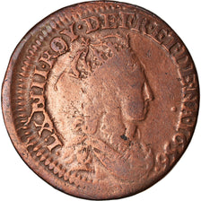 Munten, Frankrijk, Louis XIV, Liard de France au buste juvénile, deuxième