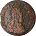 Moneda, Francia, Louis XIV, Liard de France au buste juvénile, deuxième type