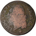 Moneda, Francia, Louis XVI, Sol ou sou, Sol, 1784, Metz, BC, Cobre, KM:578.2