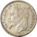 Munten, Frankrijk, Napoleon III, Napoléon III, Franc, 1868, Paris, ZF, Zilver