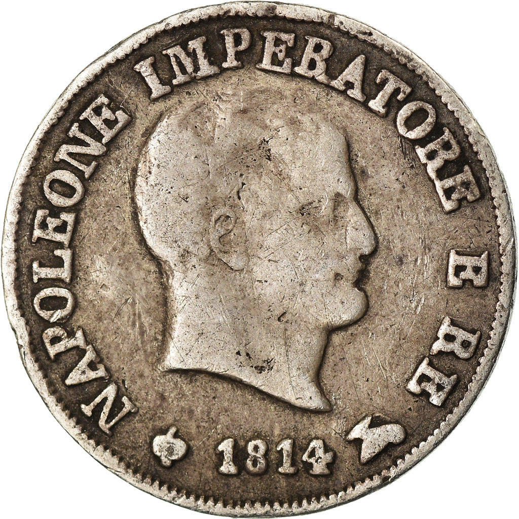 Coin, ITALIAN STATES, KINGDOM OF NAPOLEON, Napoleon I, 10 Soldi, 1814, Milan