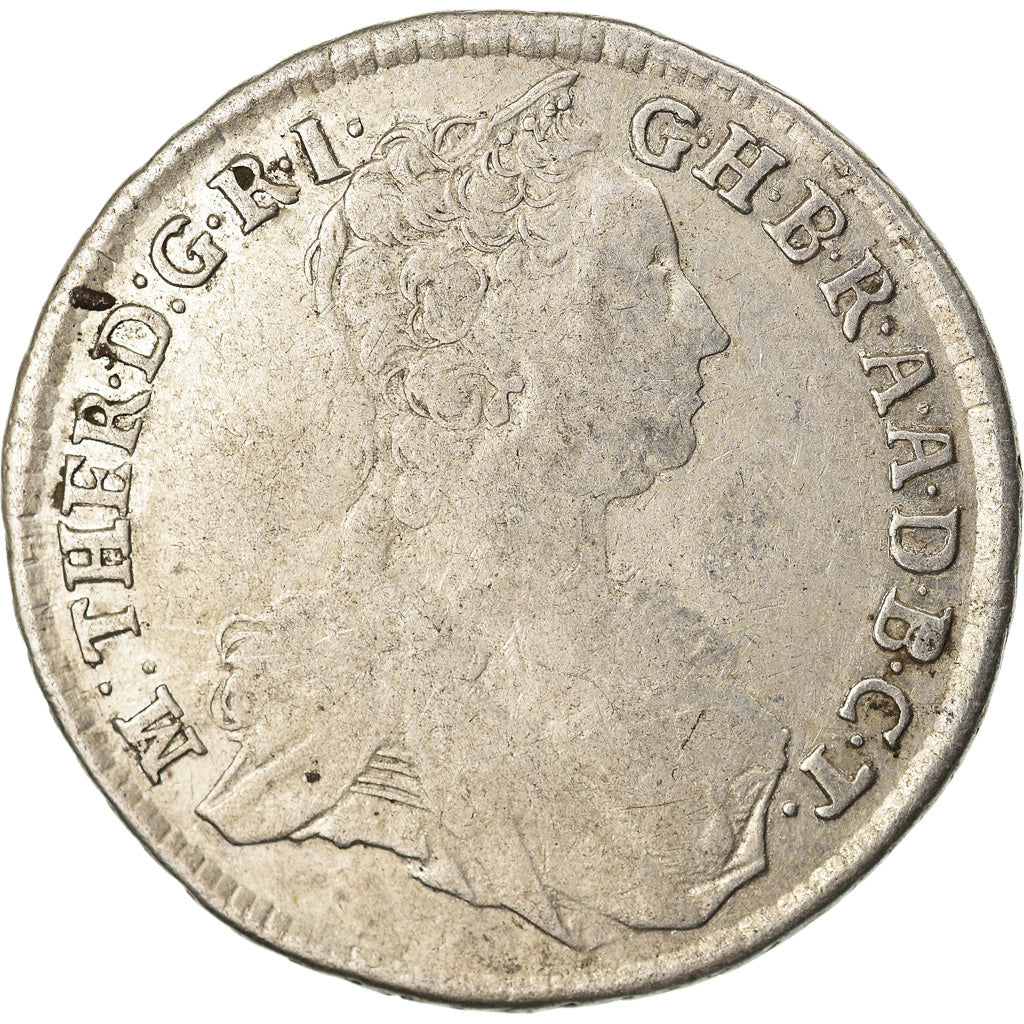 Coin, Hungary, Maria Theresia, 17 Krajczar, 1753, Kremnitz, VF(30-35), Silver